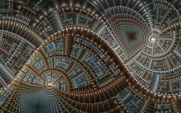 Картинка 3д+графика фракталы+ fractal цвета фон узор