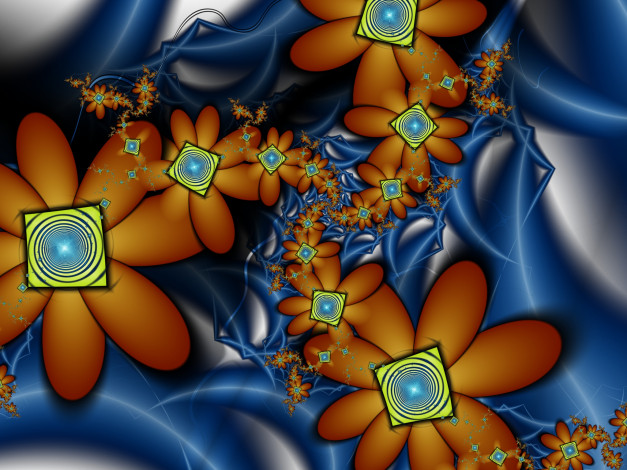 Обои картинки фото 3д графика, фракталы , fractal, узор, цвета, фон
