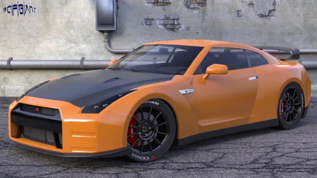 Обои картинки фото автомобили, 3д, автомобиль, фон