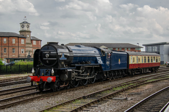 Обои картинки фото техника, паровозы, паровоз, рельсы, дорога, железная