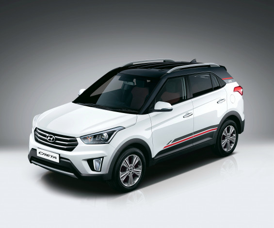 Обои картинки фото автомобили, hyundai, creta, anniversary, edition, 2016г