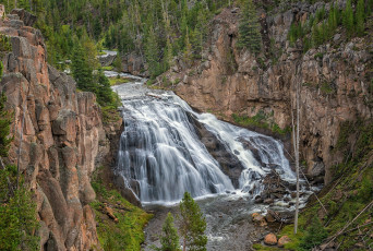 Картинка природа водопады простор