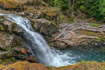 Картинка природа водопады простор