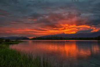 Картинка природа восходы закаты простор