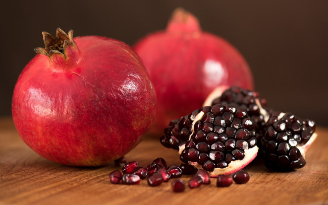 Обои картинки фото еда, гранат, зерна