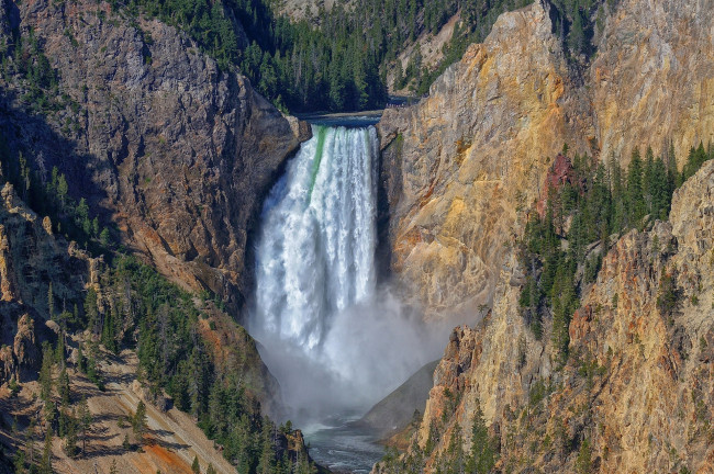 Обои картинки фото природа, водопады, простор