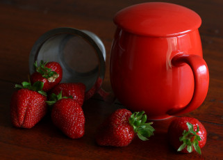 Картинка еда клубника +земляника снедь