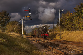 Картинка техника паровозы локомотив состав