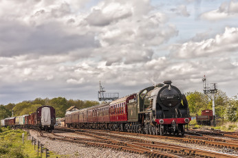 Картинка техника паровозы состав локомотив