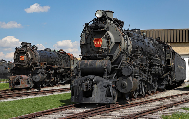 Обои картинки фото техника, паровозы, состав, локомотив