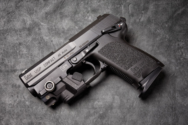 Обои картинки фото hk usp compact, оружие, пистолеты, ствол