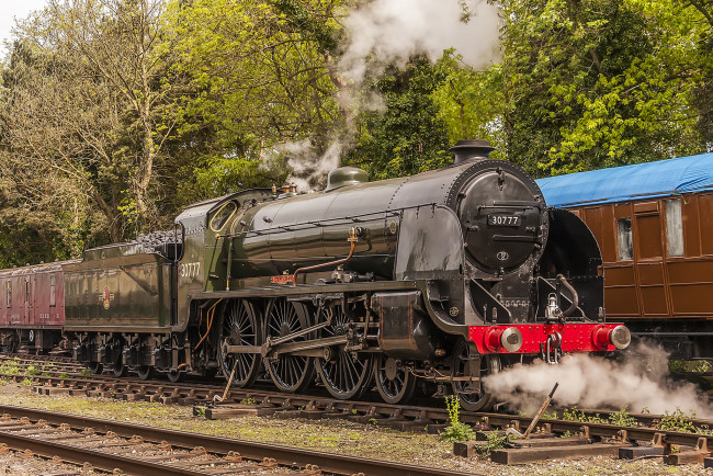 Обои картинки фото техника, паровозы, состав, локомотив