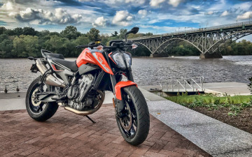 обоя 2019 ktm 790 duke, мотоциклы, ktm, супербайк, австрийские, кtm, 790, duke, 2019, hdr