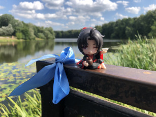 Картинка разное куклы вэй усянь кукла бант озеро