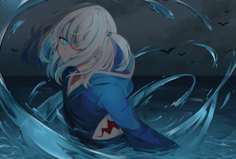 Картинка аниме virtual+youtuber виртуальный ютубер