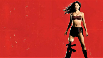 обоя кино фильмы, planet terror, девушка, протез