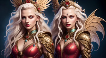 Картинка фэнтези девушки нейросети графика нейроарт ai art нейронные сети рисунки нейро искусство