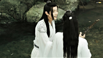 Картинка разное знаменитости сяо чжань ван ибо озеро костюмы