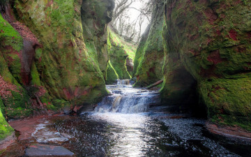 Картинка the+devils+pulpit scotland just+outside+of+glasgow природа реки озера the devils pulpit just outside of glasgow
