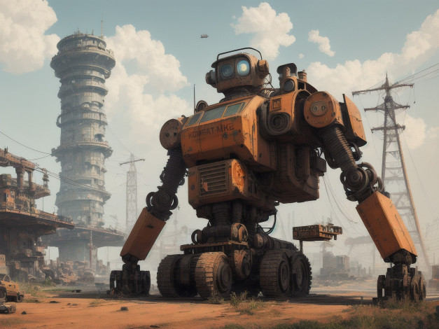 Обои картинки фото фэнтези, роботы,  киборги,  механизмы, нейросети, графика, нейроарт, ai, art, нейронные, сети, рисунки, нейро, искусство