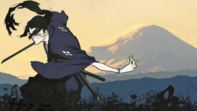 Обои картинки фото аниме, samurai champloo, самурай