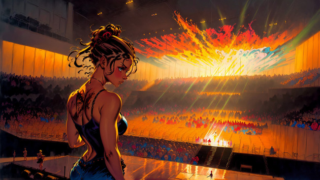 Обои картинки фото аниме, unknown,  другое , нейросети, графика, нейроарт, ai, art, нейронные, сети, рисунки, нейро, искусство