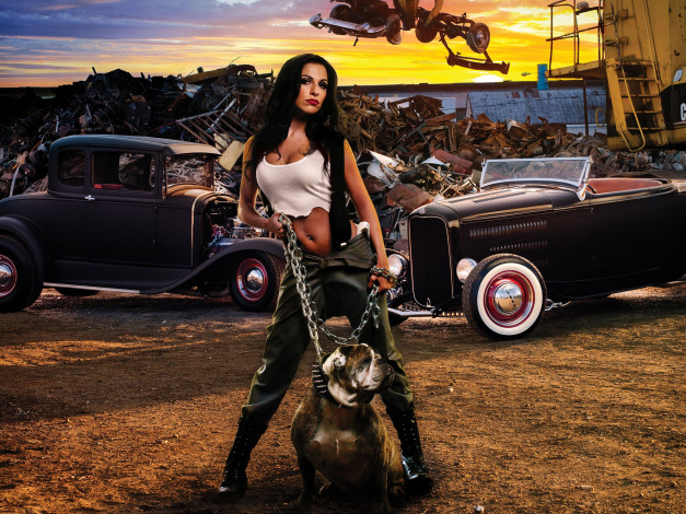 Обои картинки фото автомобили, -авто с девушками, девушка