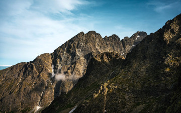 Картинка природа горы скалы облако небо