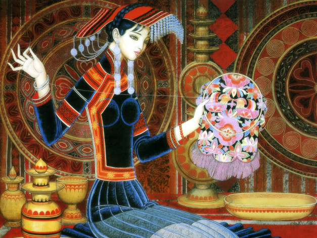 Обои картинки фото рисованные, люди