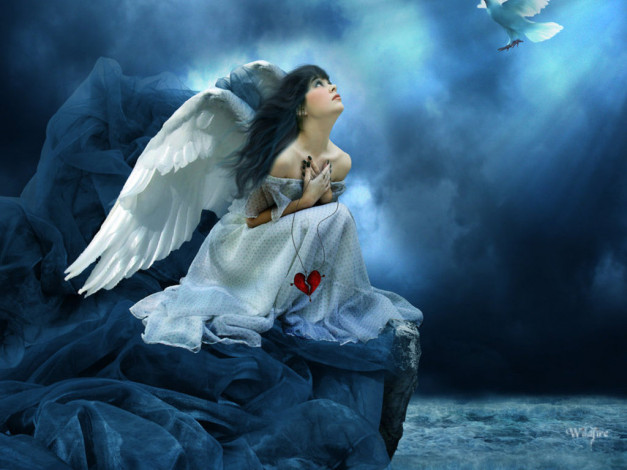 Обои картинки фото фэнтези, ангелы