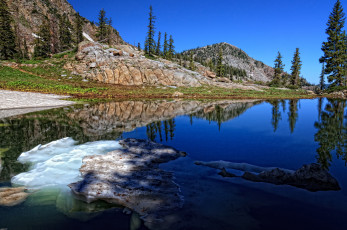 Картинка природа реки озера деревья горы река пейзаж