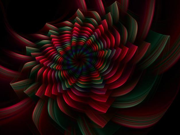Обои картинки фото 3д, графика, fractal, фракталы, тёмный, фрактал, узор