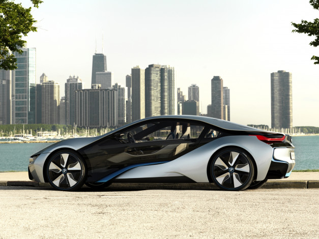 Обои картинки фото bmw, i8, concept, автомобили