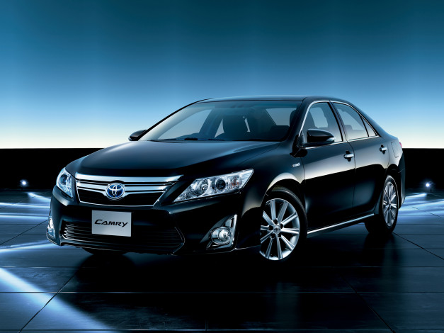 Обои картинки фото toyota, camry, hybrid, автомобили