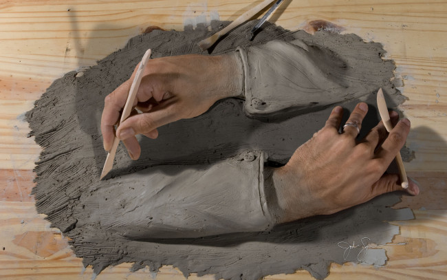 Обои картинки фото разное, компьютерный, дизайн, руки