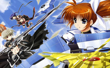 Картинка аниме mahou shoujo lyrical nanoha