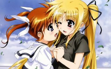 Картинка mahou shoujo lyrical nanoha аниме