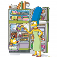 Картинка мультфильмы the simpsons мардж
