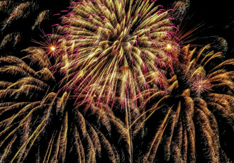 Картинка разное салюты фейерверки красота