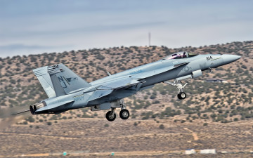 Картинка fa 18e super hornet авиация боевые самолёты истребитель взлет ввс сша