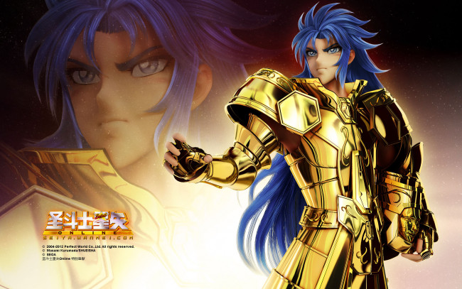Обои картинки фото saint, seiya, online, видео, игры, парень, доспехи