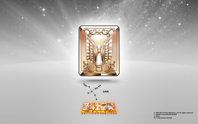 Обои картинки фото saint, seiya, online, видео, игры, жетон