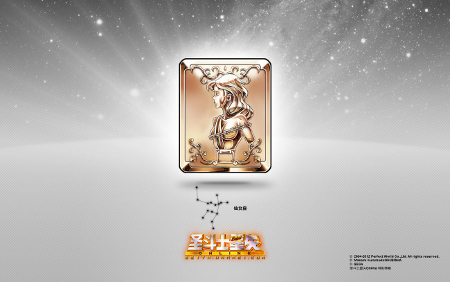 Обои картинки фото saint, seiya, online, видео, игры, жетон