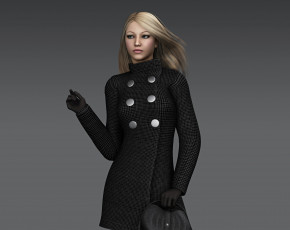 Картинка 3д+графика люди+ people фон взгляд девушка