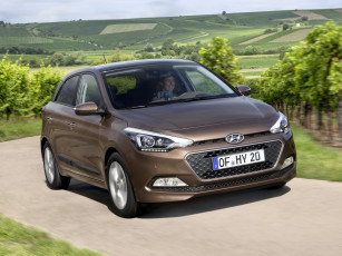 обоя автомобили, hyundai, коричневый, ib, i20, 2014г