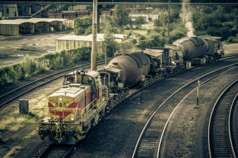 Картинка техника поезда рельсы дорога железная состав локомотив