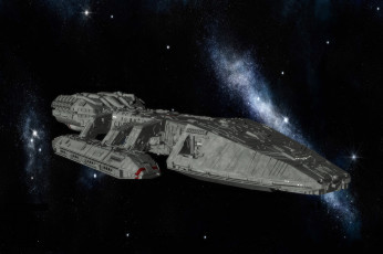 Картинка космос арт космический корабль звезды вселеная фон