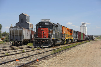 Картинка техника поезда железная дорога рельсы локомотив состав