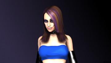 Картинка 3д+графика люди+ people взгляд девушка