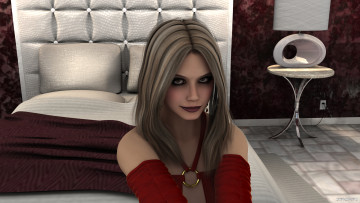 Картинка 3д+графика люди+ people взгляд девушка